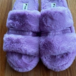 Fabletics purple slippers